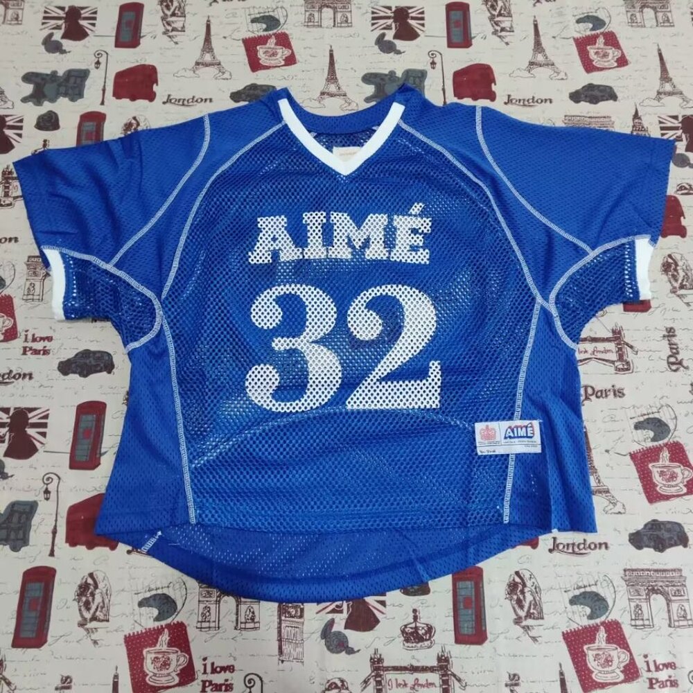 Aime Leon Dore Blue Mesh Practice Jersey